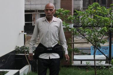 Mohar singh, wearing the Ripple HipPro Belt