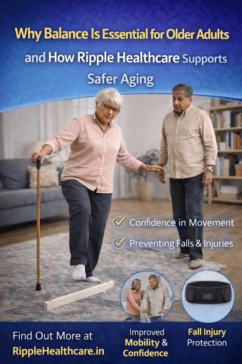 The Importance of Balance in the Elderly and How Ripple Healthcare Supports Safe Aging