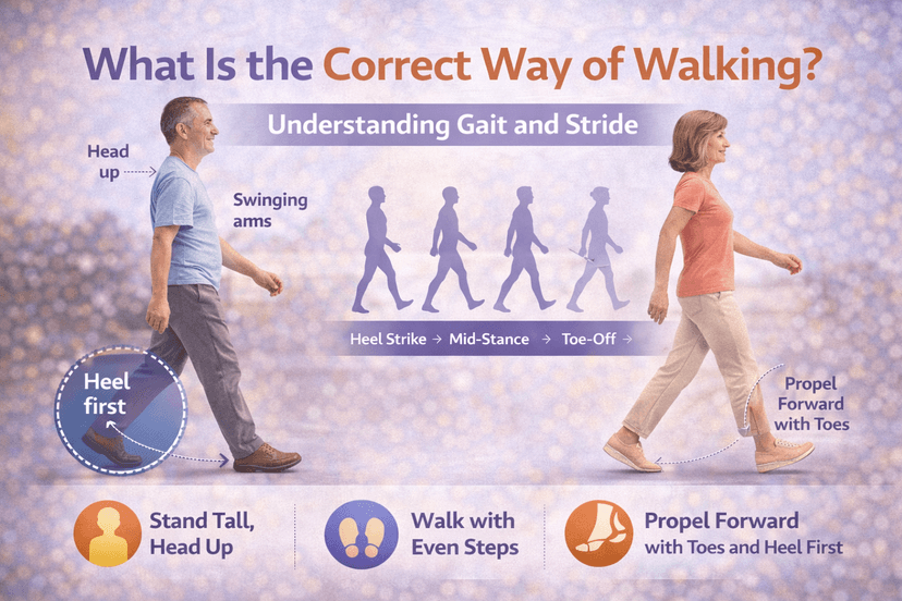 What Is the Correct Way of Walking? Understanding Gait and Stride