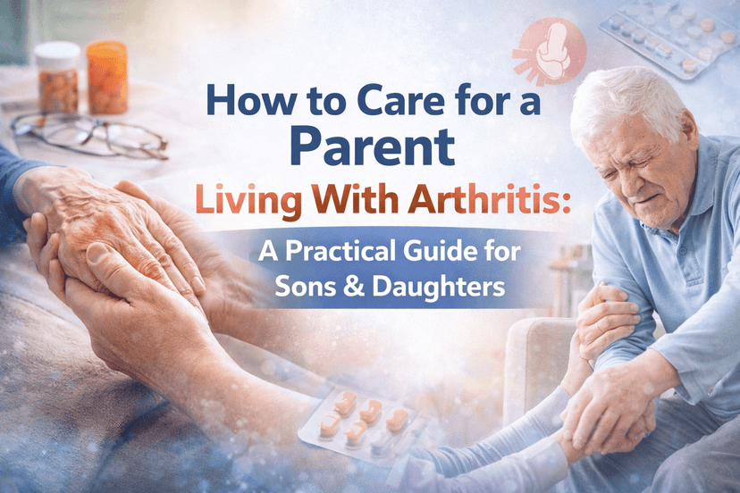 How to Care for a Parent Living With Arthritis: A Practical Guide for Sons & Daughters