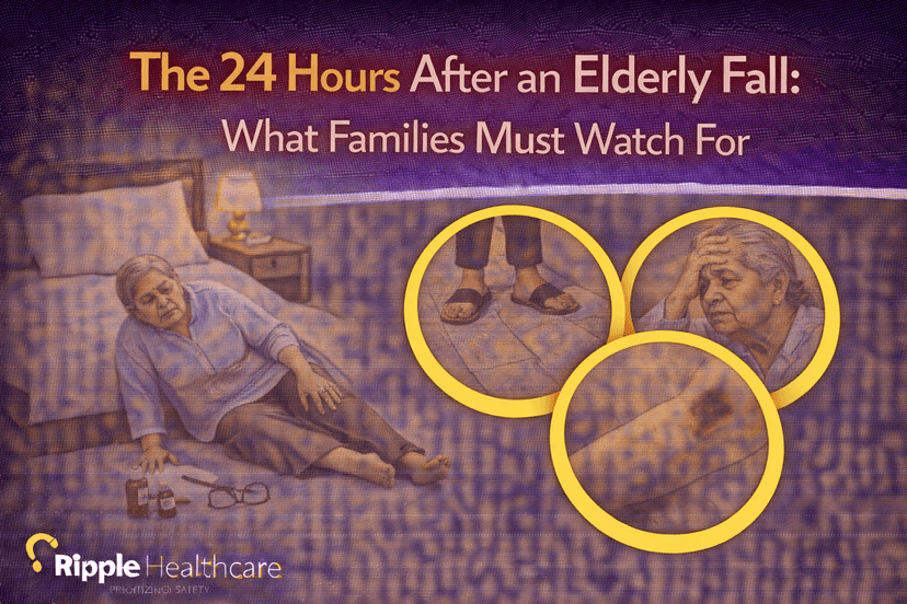The 24 Hours After an Elderly Fall: What Families Must Watch For