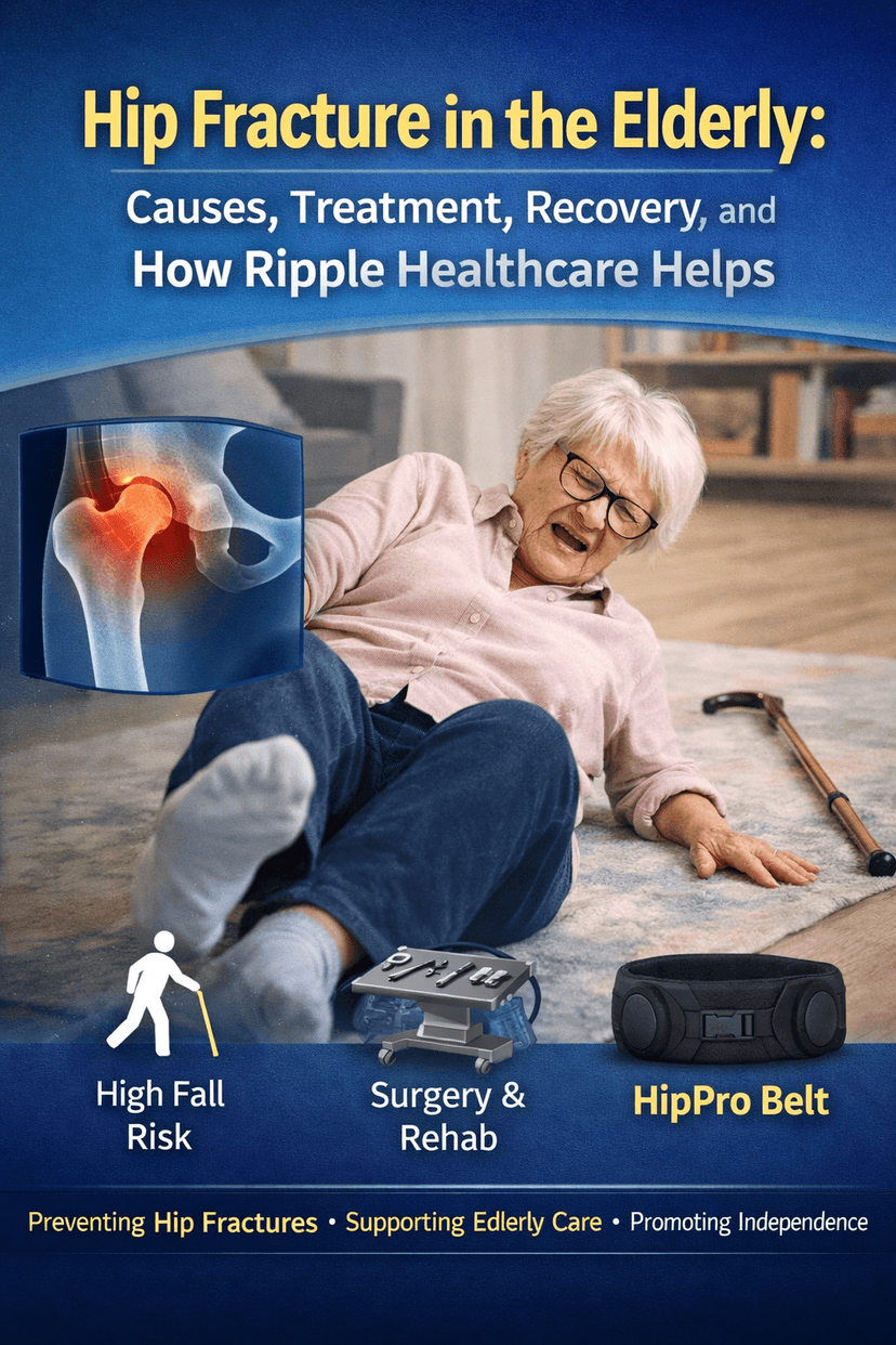 Hip Fracture in the Elderly: Causes, Treatment, Recovery, and How Ripple Healthcare Helps