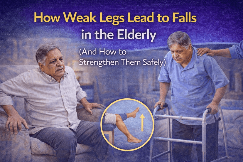 How Weak Legs Lead to Falls in the Elderly (And How to Strengthen Them Safely)